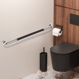 36 Inch Shower Grab Bar w/Anti Slip Rubber Grip, Munzong Stainless Steel Bathroom Grab Bar, Chrome Bathroom Balance Bar,Safety Handrail Support,Handicap Injury Elderly Senior Assist Bath Handle