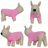 Lovelonglong Dog Pullover Sweatshirt Autumn Winter Cold Weather Dog T-Shirts for Small Medium Large Size Dogs Golden Retriever Clothes Pink XXXXL