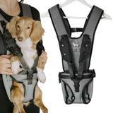 My Modern Pet Dog Carrier Backpack for Small & Medium Dogs – Hands-Free Front Chest Carrier, Escape-Proof, Breathable, Adjustable Straps for Comfortable Travel & Hiking