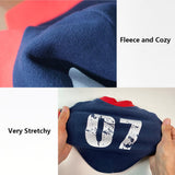 LUVMOJO 3-Pack Sweaters for X-Large Dogs, Dog Pajamas &Sleepwear, Stretchy Athletic Tees & Jersey for Doggy, Sweatshirts for Girl & Boy Pets Corgi, Fall Winter Clothes for Beagle, Puppy T-Shirt XL