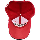 DailyCarry Trump 2024 USA Embroidered Hat Take America Back Hat Donald Trump Hat Black Red Adjustable Baseball Cap for Women Men (Black)