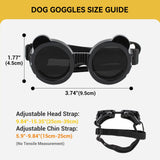 Enjoying Dog Helmets for Extra-Small Dog Breeds, Chihuahua Mixed Helmet and XSmall Goggles, Tiny to Small Dog Helmet Cat Hat with Ear Holes for Outdoor Motorcycing Biking, Adjustable, XS
