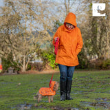 RC Pets Packable Rain Poncho | Lightweight Waterproof Dog Raincoat | Portable & Adjustable Fit | Size XXL, Sunshine