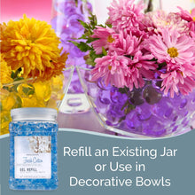 Load image into Gallery viewer, SMELLS BEGONE 48 oz Odor Eliminator Gel Refill - Air Freshener - Absorbs &amp; Eliminates Odors in Bathrooms, Basements, Cars, Boats, RVs &amp; Pet Areas - Made with Essential Oils - Fresh Cotton Scent
