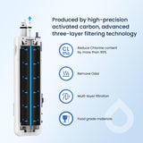 GLACIER FRESH W1029537A Refrigerator Water Filter Compatible with W10295370A, EDR1RXD1, Filter 1, W10295370, P4RFWB, P8RFWB2L, 46-9930, 46-9081 Refrigerator Water Filter 1 Pack