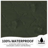 Easy-Going 100% Waterproof Dog Bed Cover Reversible Leak Proof Couch Cover Washable Sofa Cover Furniture Protector Blanket for Pets Kids Children Dog Cat (52x86 Inch, Army Green/Beige)