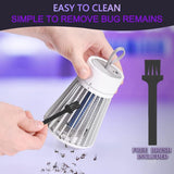 Bug Zapper Outdoor,Portable Mosquito Zapper Indoor Wireless,Rechargeable Fly Zapper with USB Electric Bug Zapper with Security Grid and Clean Brush,Fly Traps for Camping,Home,Backyard,Kitchen