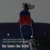IECOii XXL Winter Coat for Large Dogs, Fleece Waterproof Jacket, Extra Large Zippered Puffer Vest for Male Female Dogs, XX-Large