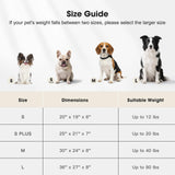 MIXJOY Dog Bed Medium Size Dog, Washable Medium Dogs Bed with Removable Cover, Soft Rectangle Pet Ded Fluffy Plush Faux Fur Pet Bed with Anti-Slip Bottom, 30"x30"x8", White