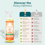 Puracy Natural Platinum Pet Stain and Odor Remover Plant-Powered Professional Pet Urine Odor Eliminator with Natural Enzymes Safe and Effective Carpet Pet Stain Remover and Cleaner, Cucumber & Mint