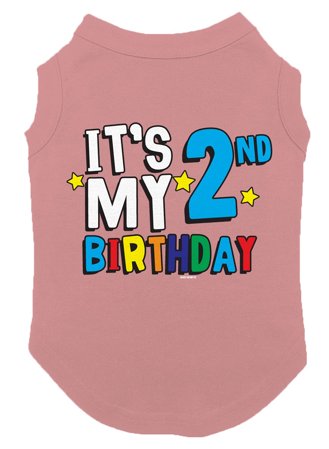 It's My 2nd Birthday - Second Dog Shirt (Mauve, 3X-Large)