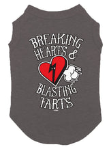 Breaking Hearts & Blastings Farts Dog Shirt (Dark Gray, X-Large)