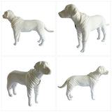Dog Pajamas Pet Jumpsuits PJS for All Seasons, Velvet Dog Hoodies 4 Legs Four Feet Dog Onesies Stylish PJS Puppy Costume Cotton Liner Warm Pet Clothes for Small Medium Large Dogs White S