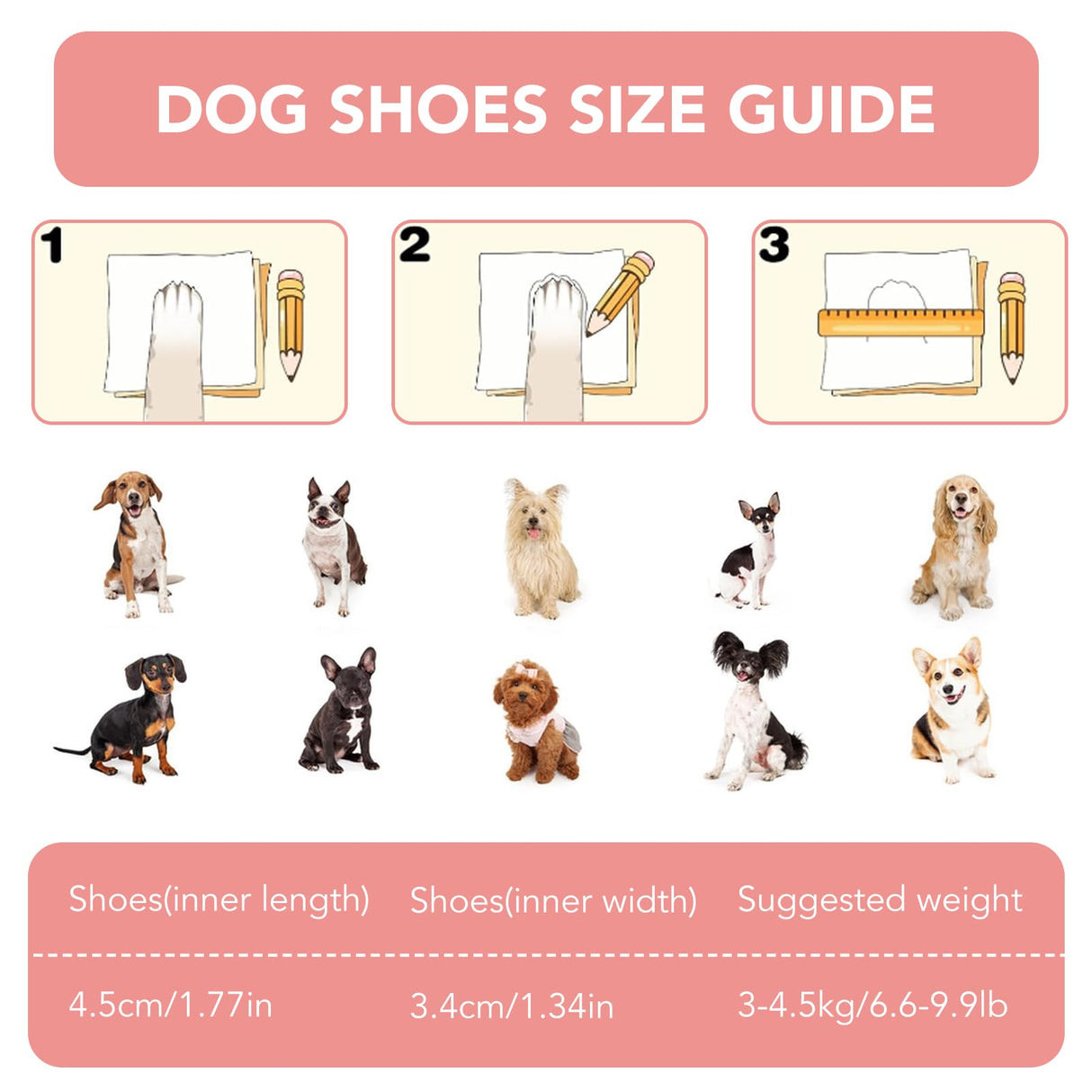 Breathable Mesh Dog Boots for Small Dogs, Summer Puppy Booties, Protectors for Bichon Teddy, 4 Pieces