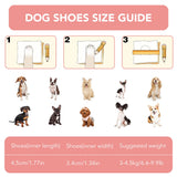 Breathable Mesh Dog Boots for Small Dogs, Summer Puppy Booties, Protectors for Bichon Teddy, 4 Pieces