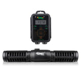 hygger Aquarium Wave Maker, Adjustable Cross Flow Pump with LED Display Controller, Magnetic DC 24V Aquarium Powerhead for Freshwater and Marine Reef Aquariums Up to 135 Gallon (18w)
