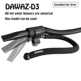DAWAZ pet Grooming Dog Hair Dryer Water Blowing Machine Neck Hanging Bracket Universal Adjustment Free Your Hands (D3), BLACK