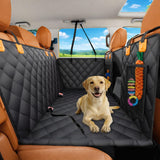 SW PRODUCTS Dog Car Seat Cover for Back Seat with Removable Hard Bottom Board, Back Seat Extender for Dogs, 600D Waterproof Dog Hammock for Car SUV, Anti-Sag Support for Large Dogs, Universal Fit