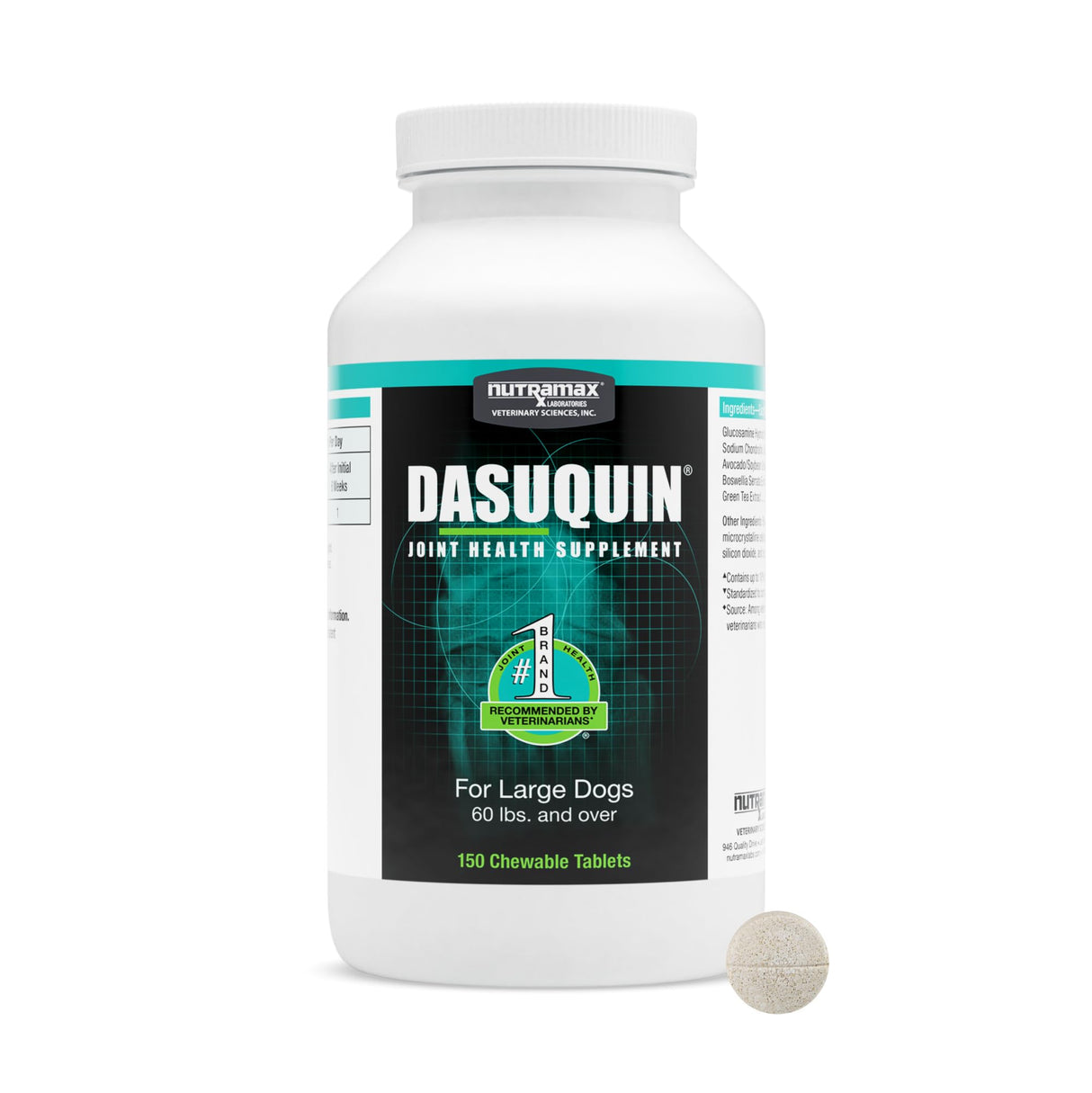 Dasaquin Dog Joint Supplement Chew Tablet (150 Count) Dog Size: Large (60+ lbs)