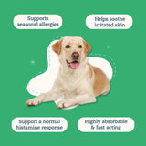 Alice & Eli Quercetin for Dogs - Liposomal Quercetin with Bromelain for Maximum Absorption - for Seasonal and Environmental Allergies - 30 Day Large Dog Supply
