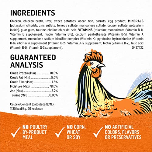 Purina Beyond Chicken and Sweet Potato Recipe Grain Free Wet Cat Food Pate - (Pack of 12) 3 oz. Cans