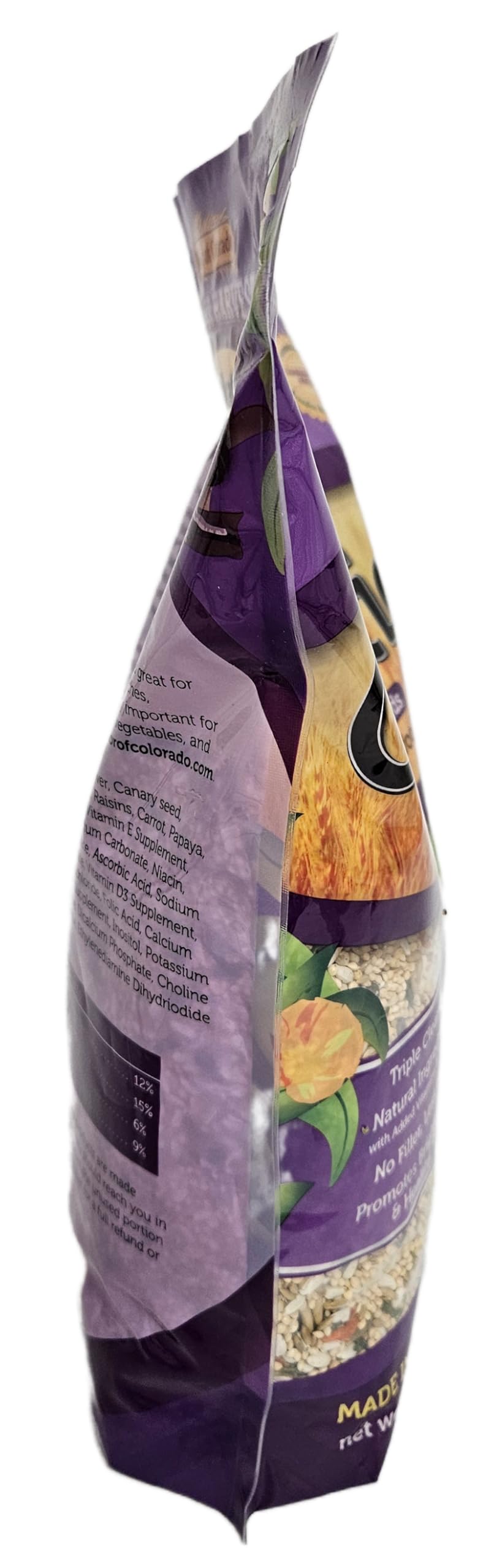 Sweet Harvest Cockatiel Bird Food (with Sunflower Seeds), 4 lbs Bag - Seed Mix for Cockatiels