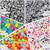 606PCS Nail Charms for Acrylic Nails,Large Letters Puncture Charms Silver and Colourful Alphabet Beads Dice Nail Accessories Nail Art Supplies Manicure Craft DIY