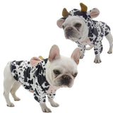 Stitch Dog Costume Dog Clothes for Medium Size pet Cow Costume Pet Halloween Animal Cosplay French Bulldog Funny Halloween Costumes