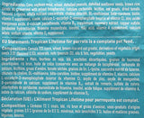 Hagen Tropican Lifetime Formula Parrot Food, 4 lb. - Hari Parrot Food with Peanuts & Sunflower Seeds and Balance Nutrition Levels