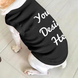 Mynvzrk Custom Dog Shirt with Photo Name Logo Personalized Summer Breathable Cloth for Small Medium Large Pet Dogs Puppy Cats, 5XL