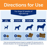 ThunderWunders Hemp Dog Calming Chews | Vet Recommended for Situational Anxiety | Fireworks, Thunderstorms, Travel & More | Made with Hemp Seed, Thiamine, L-Tryptophan, Melatonin & Ginger (60 Count)
