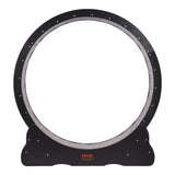 VEVOR Cat Exercise Wheel, 43.3" Large Cat Treadmill for Indoor Pets, Running Wheel with Detachable Carpet & Cats Teaser Toy for Running/Walking/Training, Suitable for Most Cats Black