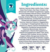Solid Gold Indoor Dry Cat Food - Let's Stay in Cat Food Dry Kibble for Indoor Cats - Hairball & Sensitive Stomach - Grain & Gluten Free - Probiotics & Fiber for Digestive Health - Salmon - 3lb
