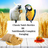 LAFEBER'S Classic Nutri-Berries Pet Bird Food, Made with Non-GMO and Human-Grade Ingredients, for Macaws and Cockatoos (14 lb)