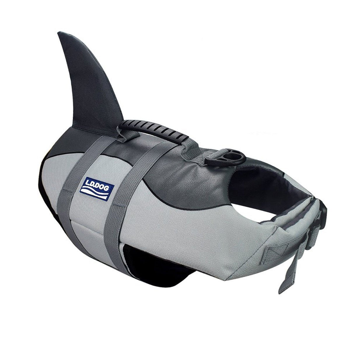 Adjustable Dog Life Jacket for Swimming - Quick-Drying,Dog Saver Vest with Safety Handle