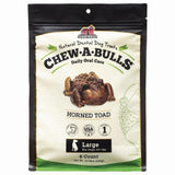Redbarn Chew-A-Bulls, 6 Pack – Large Toad Shape Dog Dental Treats – Daily Oral Care with Fun Ridges & Grooves, All Natural Ingredients, Highly Digestible Chews & Low in Fat
