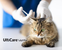 Load image into Gallery viewer, UltiCare VetRx U-100 Pet Insulin Syringes, Comfortable and Accurate Dosing of Insulin for Pets, Compatible with Any U-100 Strength Insulin, Size: 3/10cc, 29G x 1/2’’, 100 ct Box
