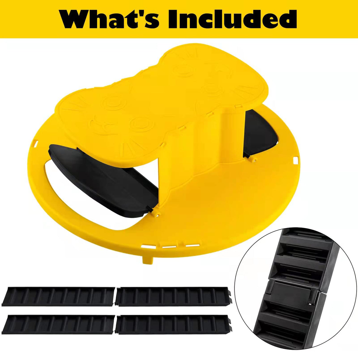 Mouse Trap Bucket ，Bucket Lid Rat Trap,Auto Reset Multi Catch Humane Rat Trap for Indoor Outdoor, Compatible 5 Gallon Bucket-2 Pack