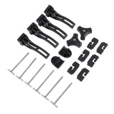 DICMIC Truck Tonneau Cover Replacement and Accessories Part Kit for Hard Tri-fold & Quad-fold Truck Bed Cover Include Nut, T-Bolt and Tonneau Cover Clamp, 4X Rear Clamp