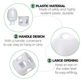 Panchitalk Bird Water Drinker, Pigeon Water Feeding Plastic Drinker Dispenser, 5L Pigeon Pet Water Pot Container, Water Automatic Feeders Dispenser Supplies