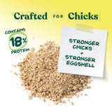Manna Pro Medicated Chick Starter Grower, Crumbled Chick Feed with Amprolium, Complete Nutrition for Young Chickens, Supports Healthy Growth and Coccidiosis Prevention, 6-Pack of 5 lb Bags