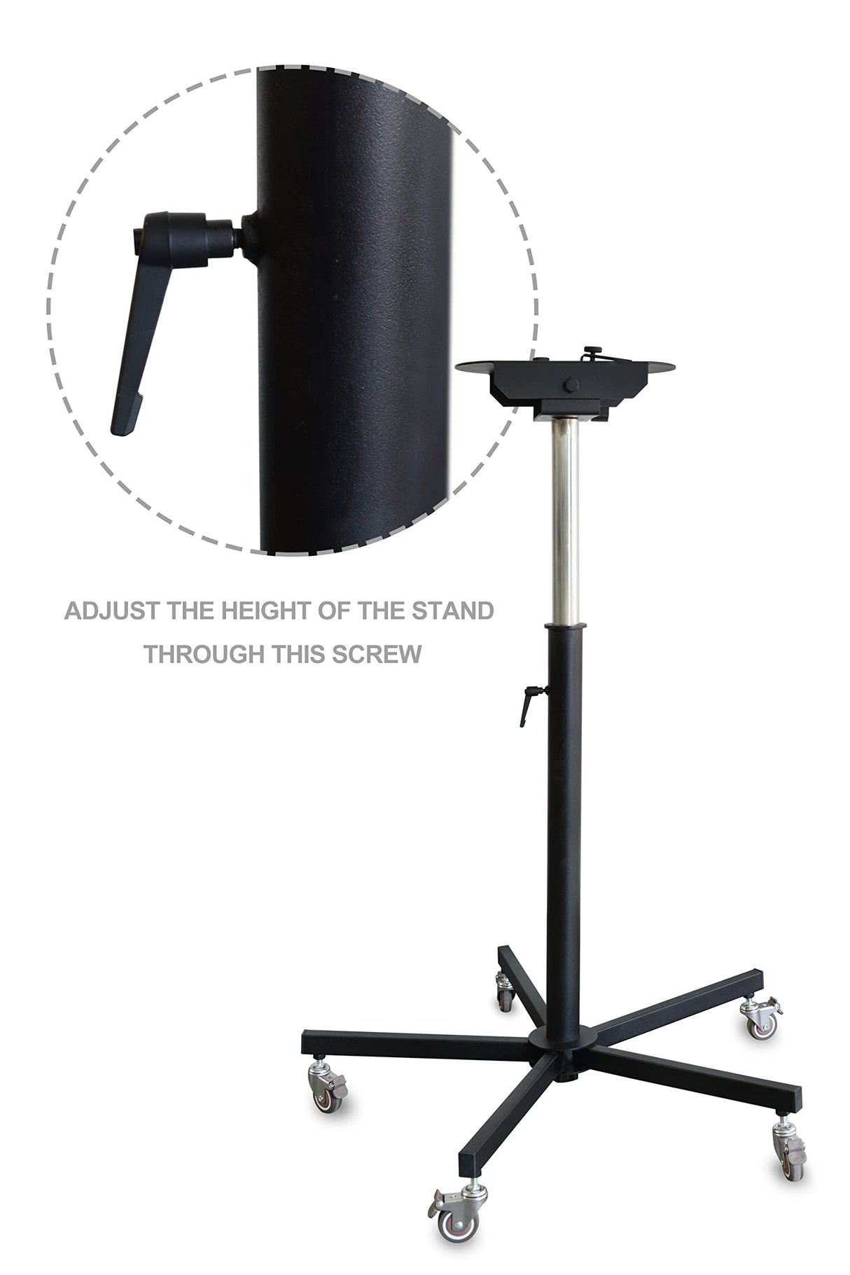 SHELANDY Pet Dryer Stand with Wheels & Hose Holder