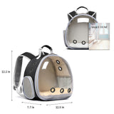 Bunny Carrier, Guinea Pig Carrier,Small Animal Carrier Backpack for Rabbit,Bearded Dragon, Lizard,Hamster,Kitten. Breathable Pet Travel Cage Bag Perfect for Vet Visits & Outdoor Adventures (Black)
