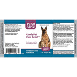 PetAlive ComfyPet Pain Relief for Dogs & Cats – Natural Homeopathic Supplement for Pet Joint & Mobility Support – 2 fl oz Drops – Made in USA