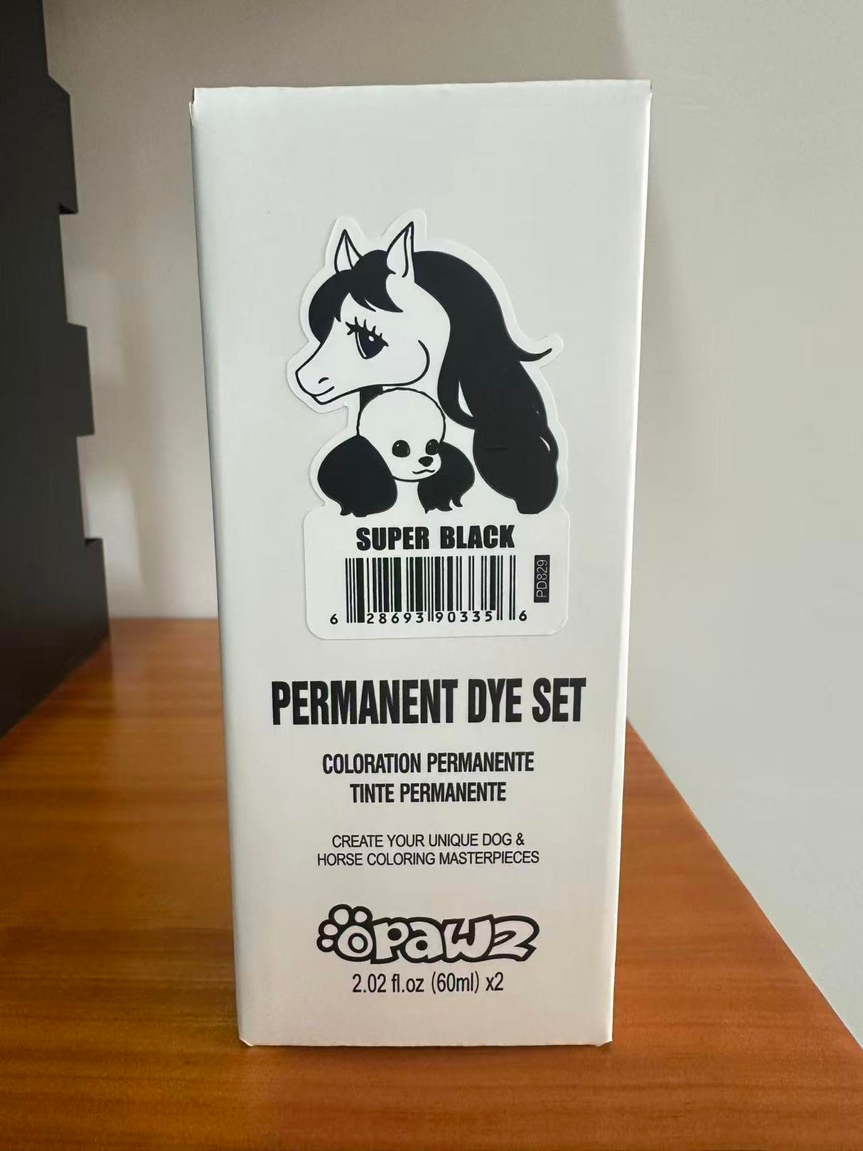 OPAWZ Permanent Dog Hair Dye, Pet Safe Hair Dye, Safely Used by Grooming Salons for a Decade, Lasts Over 20 Washes, Bright Color for Dogs and Horses (Angela's Ash Grey)