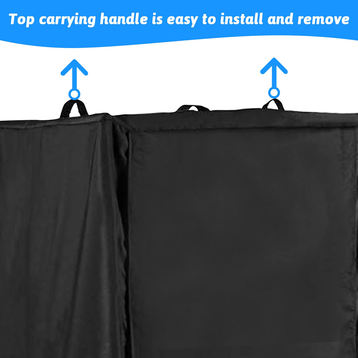 Fhiny Bird Cage Cover, Water-Proof Good Night Black-Out Birdcage Cover Durable Washable Windproof Cage Accessories for Parrot Parakeet Small Animal Sleeping