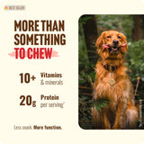 Natural Farm Odor Free Bully Sticks (4 Inch, 10 Pack) for Small & Medium Dogs - 100% Beef Chews for Pups, Non-GMO, Grain-Free, Fully Digestible Long Lasting Dog Treats