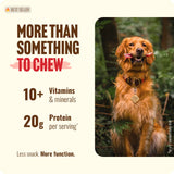 Natural Farm Odor Free Bully Sticks (4 Inch, 10 Pack) for Small & Medium Dogs - 100% Beef Chews for Pups, Non-GMO, Grain-Free, Fully Digestible Long Lasting Dog Treats