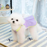 2 Pieces Dog Dresses Puppy Luxury Princess Dress Sunny Day Clothes Wedding Evening Summer Suspender Dress Skirt Doggie Dress for Small Dog Girl L