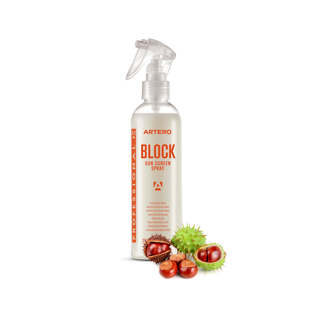 Artero Block Pet Sunscreen Protects Hair from the Effects of UV and Infrared Rays.